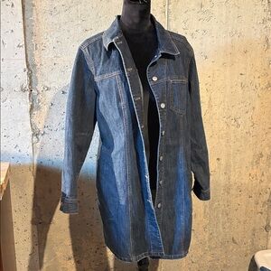Chico's Dark Blue Jean Jacket
